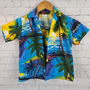 Ali'i Fashions HAWAII. Short set Blue Them…